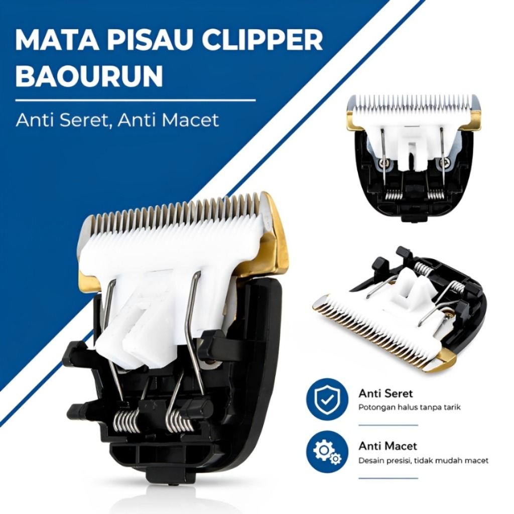 ORIGINAL Mata Pisau Clipper Baorun Mata Pisau Mesin Cukur Hewan Baorun S1,P2, P3, P6, P7, P9