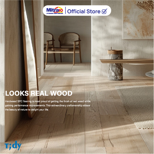 Vinyl Lantai Motif Kayu Tidy LS1115-77 Red Oak 90x15cm