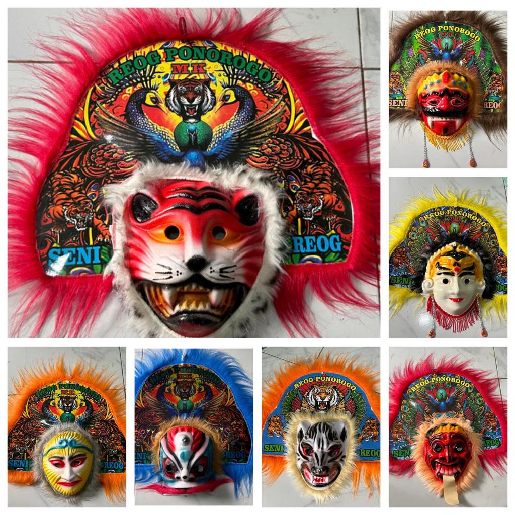 Mainan tradisional reog karakter / mainan reog anak