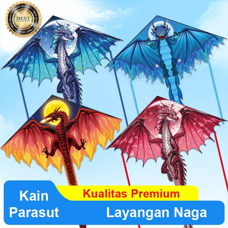 Layangan Pantai NAGA Layangan parasut NAGA PHOENIX - Layangan NAGA DRAGON - Layangan NAGA KEREN - La
