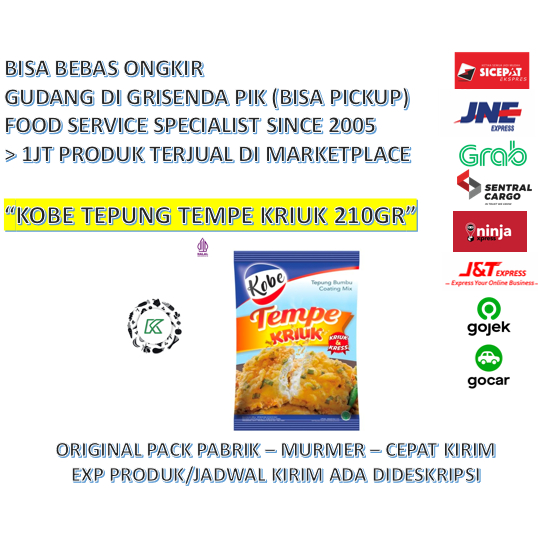 KOBE Tepung Bumbu Tempe Goreng Kriuk Mendoan 200gr