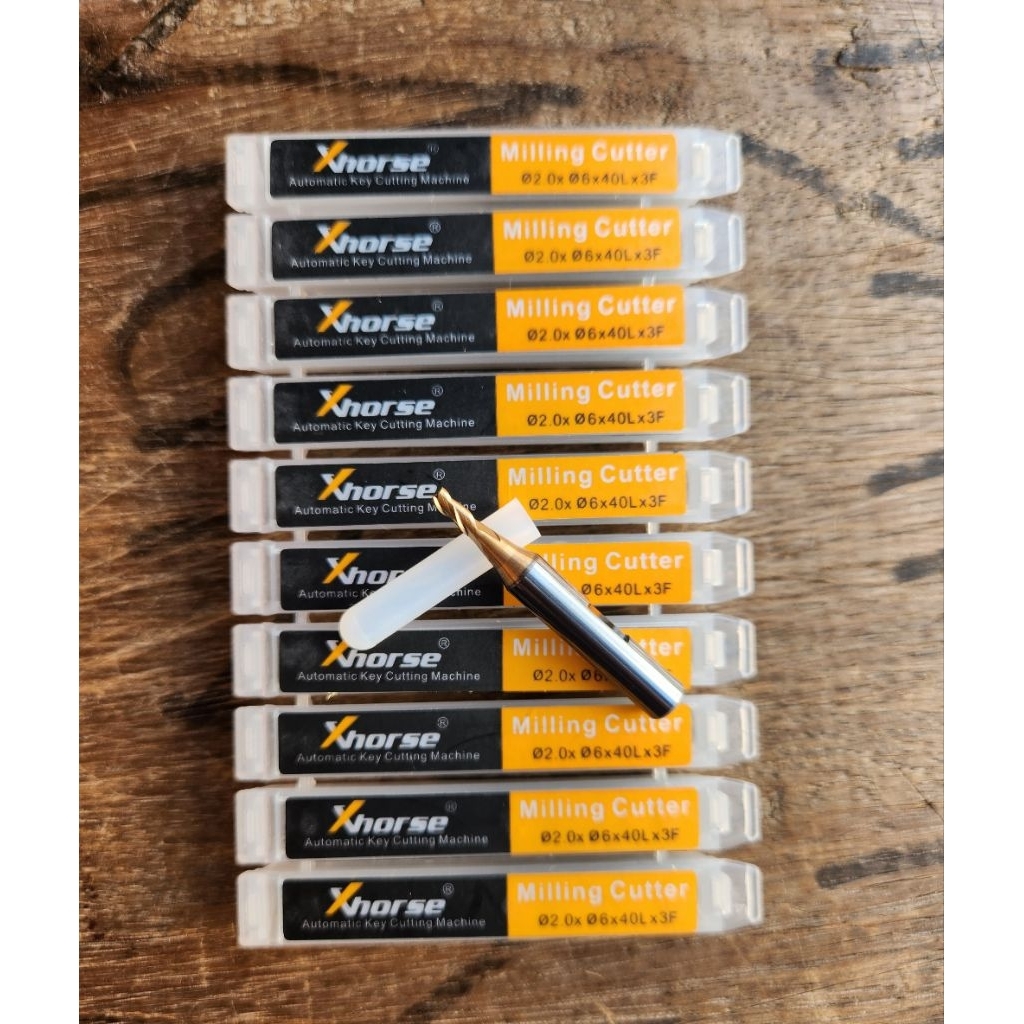 Xhorse 2.0mm mata bor untuk mesin duplikat kunci original