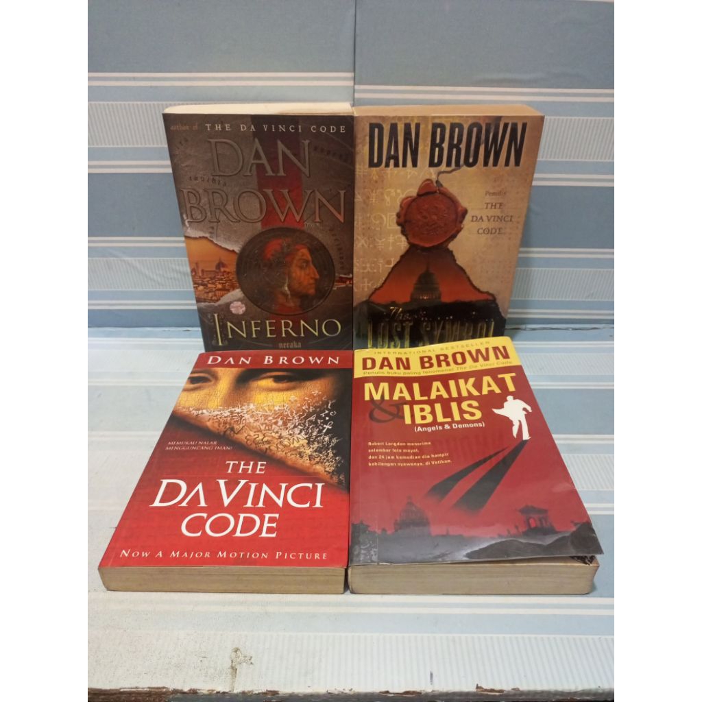 Novel dan brown inferno lost symbol da vinci code malaikat iblis