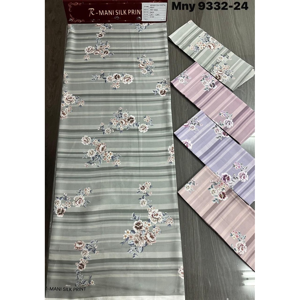 Armani Silk Premium 1 Roll 50m Kain Abaya Gamis Elegan Halus Jatuh Lembut