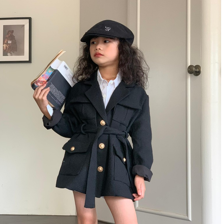Moana Tweed Kids / Tweed Anak Perempuan Premium / Tweed Dress Anak Perempuan / Atasan Anak Perempuan