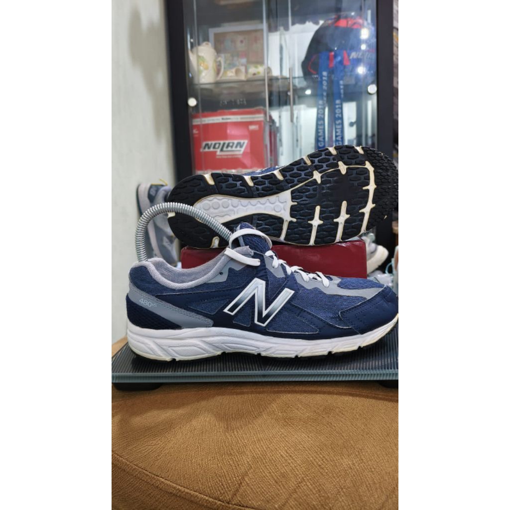 Sepatu NB seri 480v5 Size 38 insol 24,5cm(prelove) insol bawaan,lem aman,tapak tebal dll