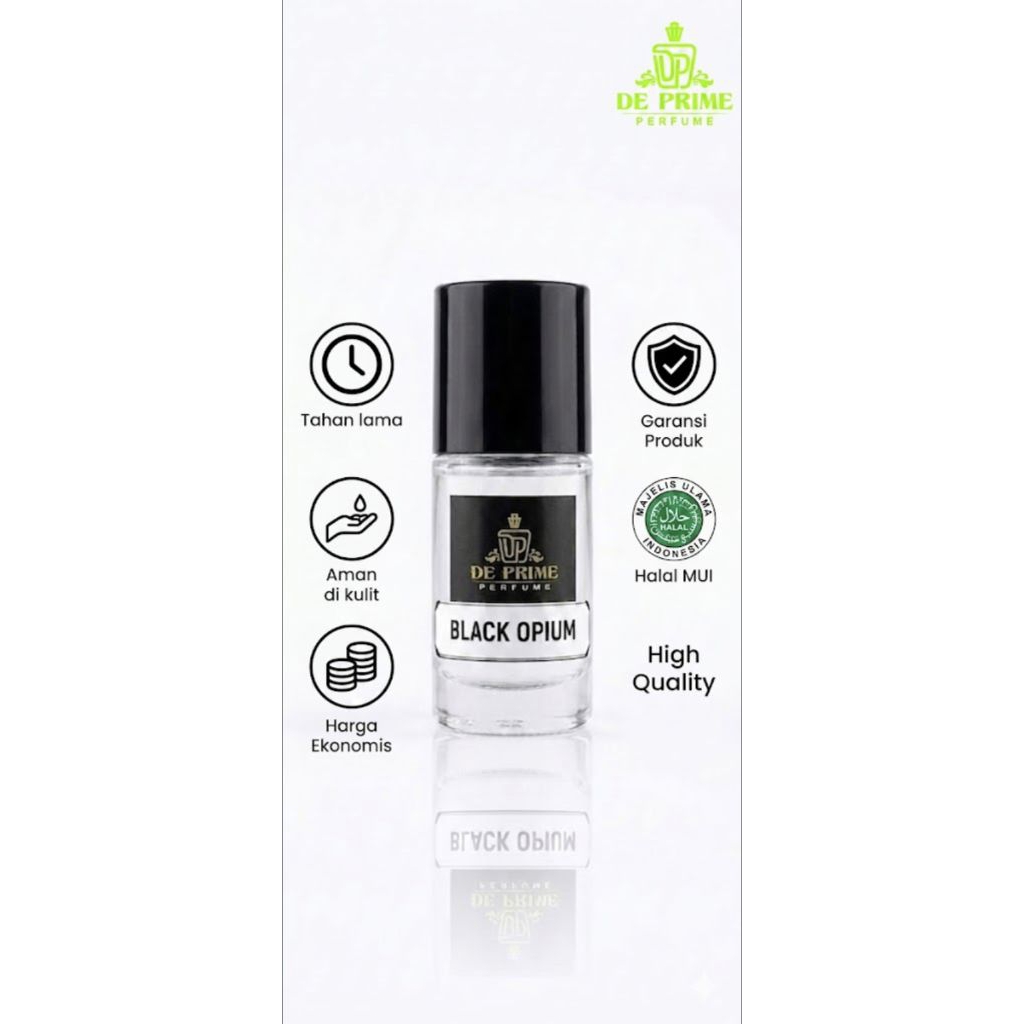Parfum refill de prime - searah BlackOpium 30ml spray, pria & wanita awet tahan lama
