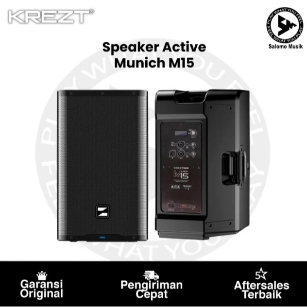 Speaker Krezt Munich M15 Active speaker 15 Inch Original