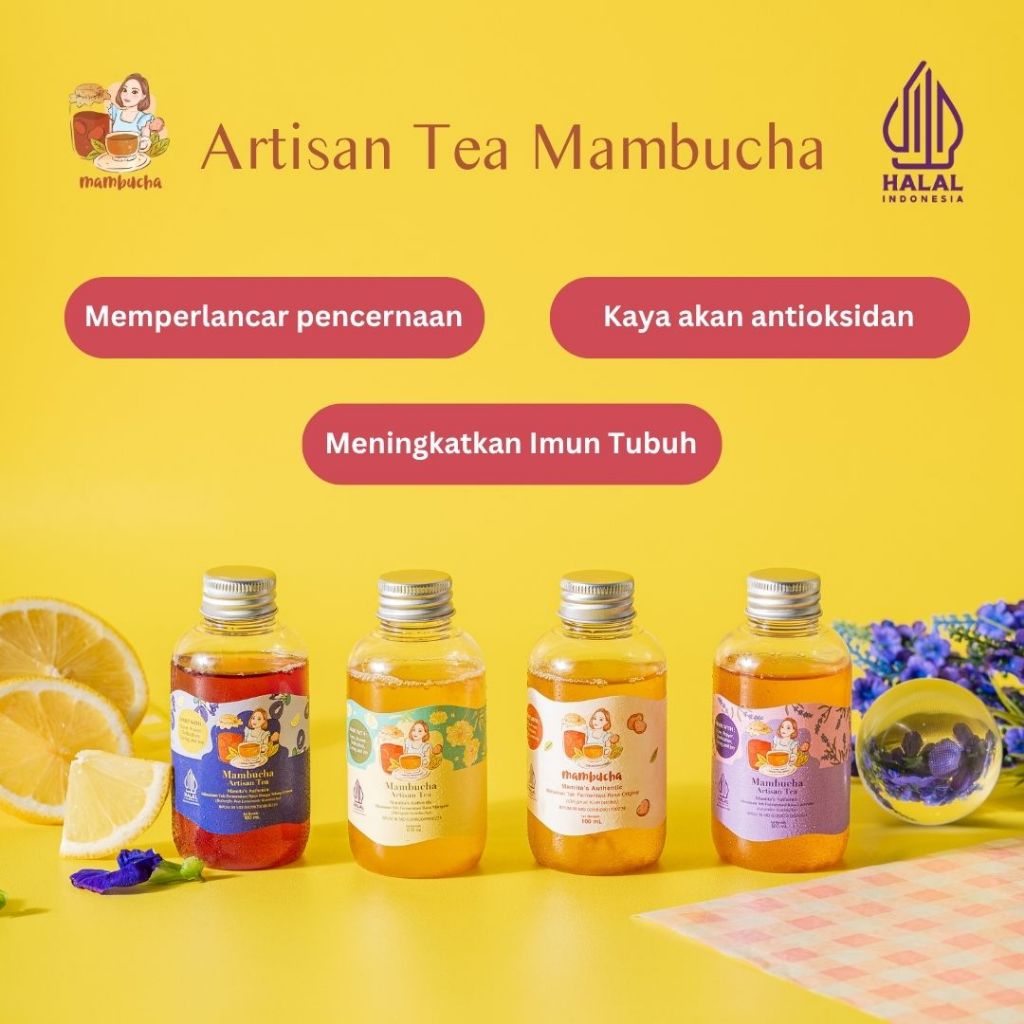 Teh Kombucha Mambucha Artisan Tea