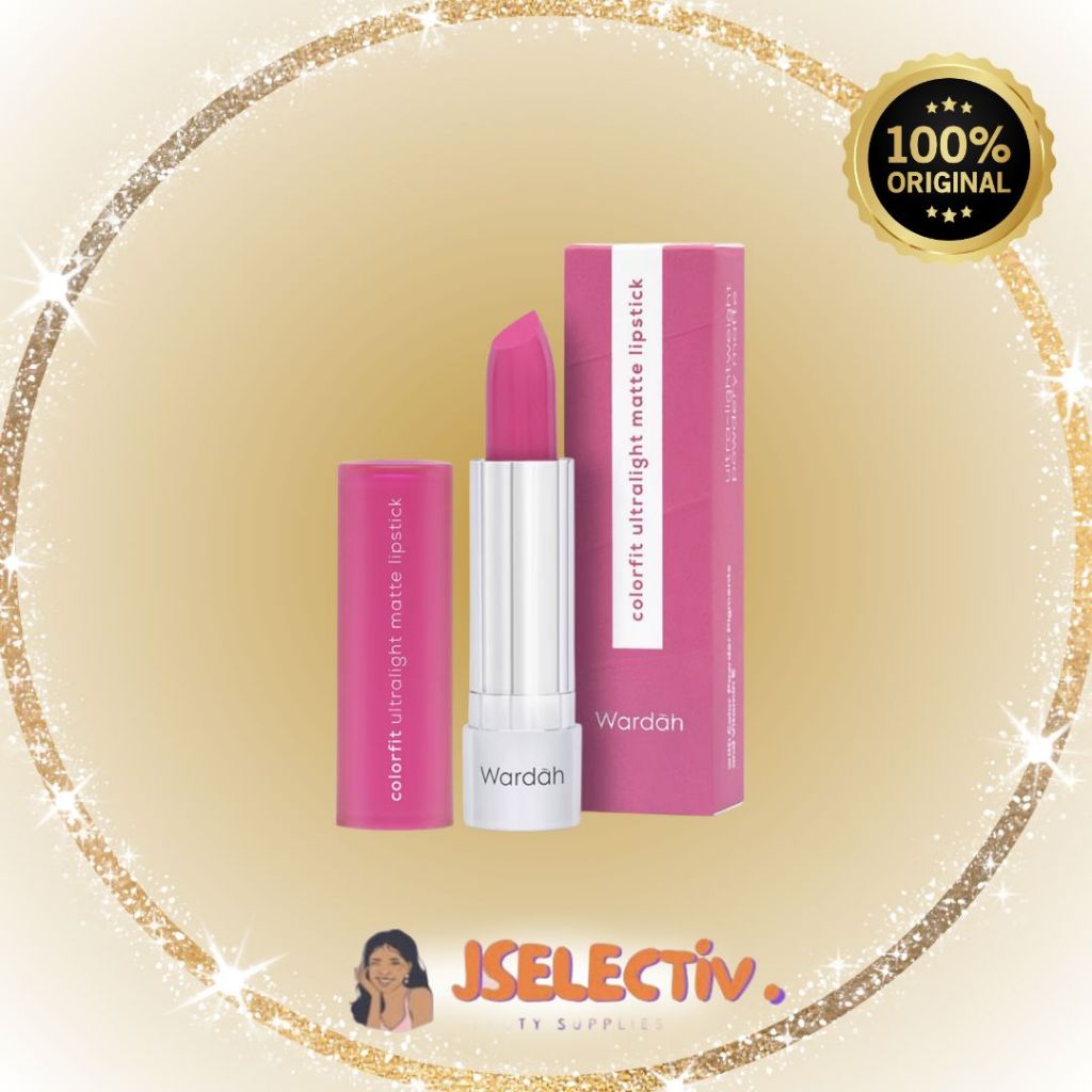 WARDAH LIPSTICK - COLORFIT ULTRALIGHT SERIES ( MATTE FINISH POWDERY TEXTURE - SPECIAL KOREAN EDITION