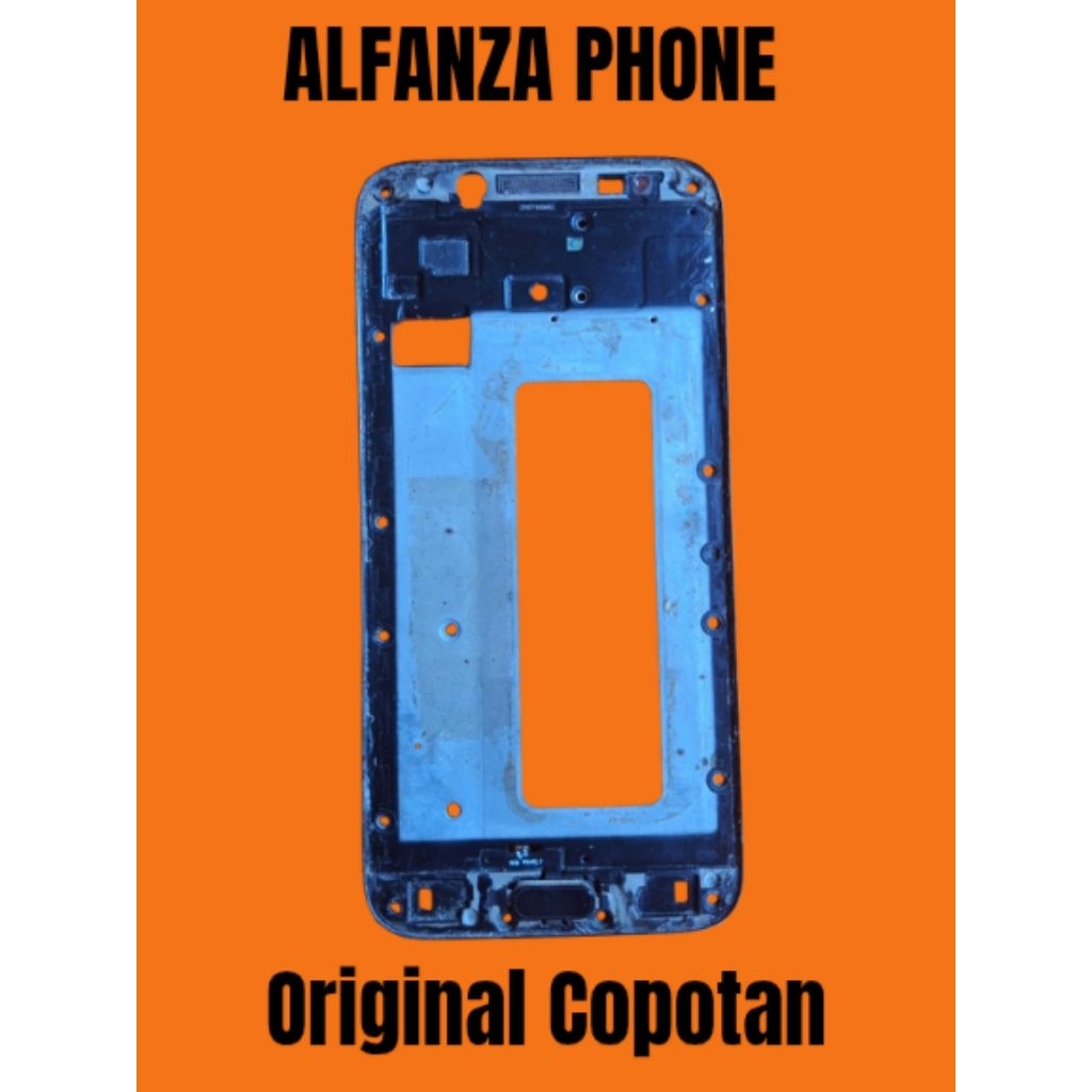 Frame tatakan Lcd + Home Button Samsung J7 Pro Ori Copotan