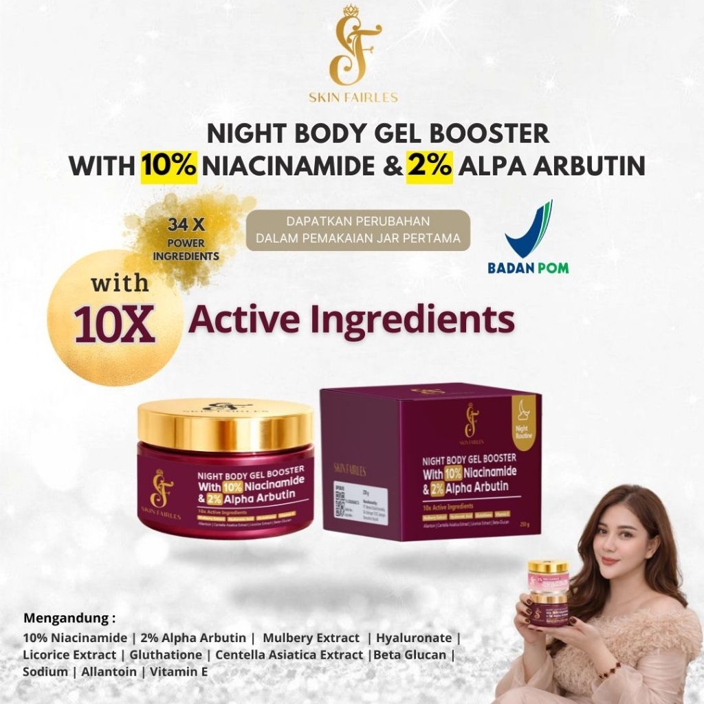 (Dosting) Night Body Gel Booster SF/HB Dosting/HB BPOM