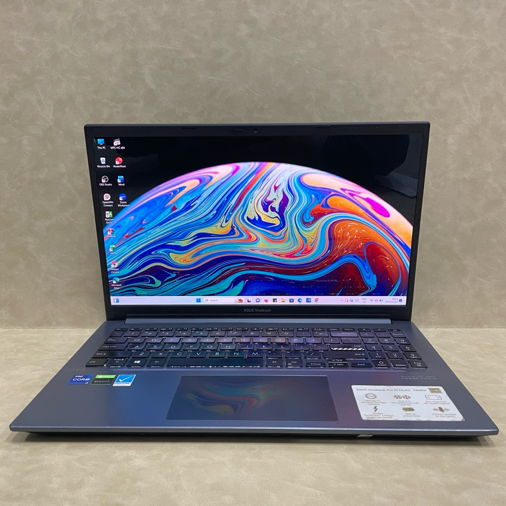 Laptop Dual VGA ASUS Vivobook pro 15 OLED X3500PC intel i7-11370H RAM 16GB/SSD 512 GB Nvidia RTX3050
