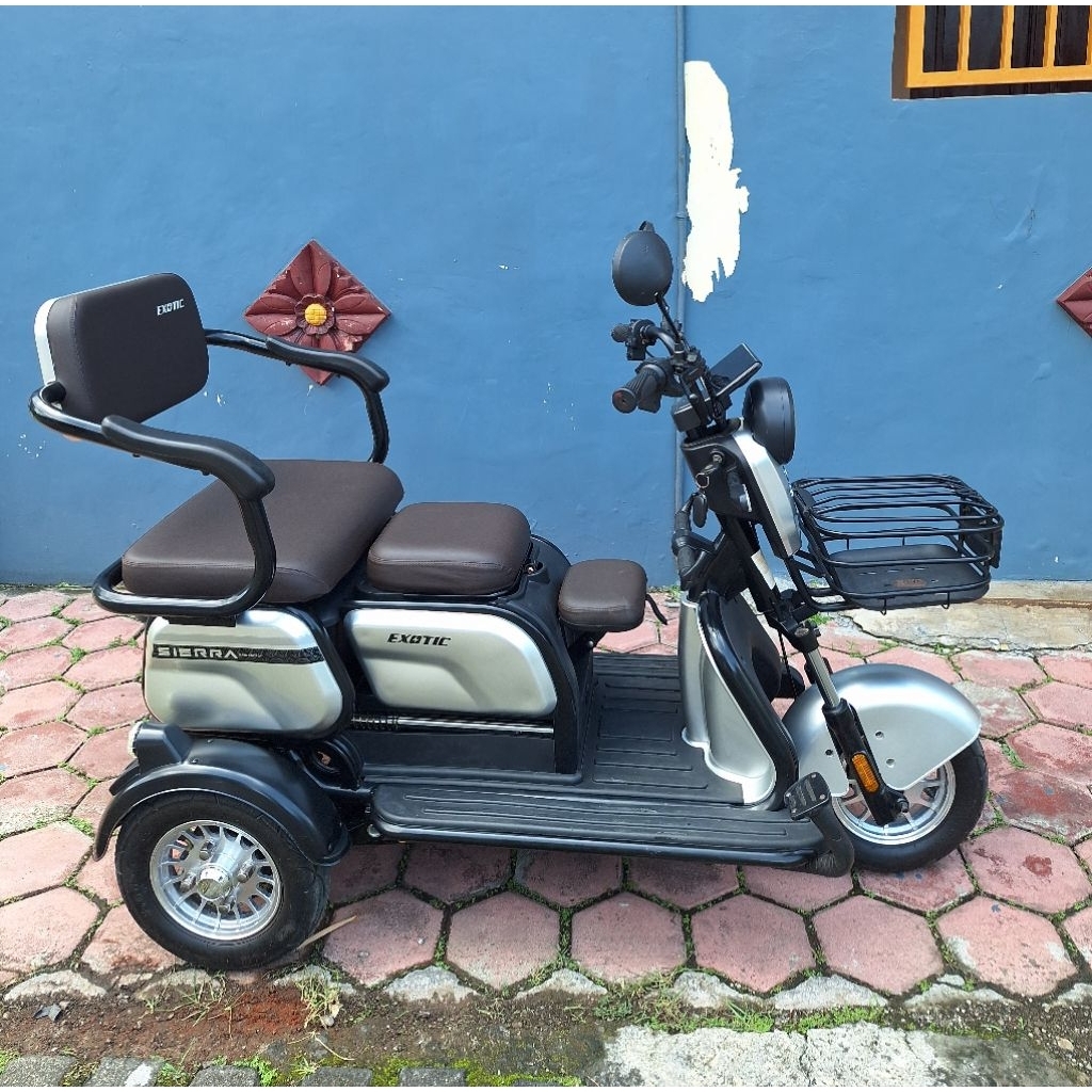 sepeda listrik roda 3 merk exotic second mulus