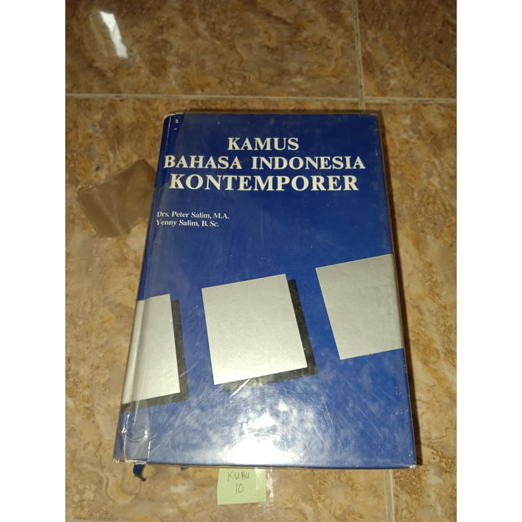 Buku Kamus Bahasa Indonesia Kontemporer by Drs Peter Salim
