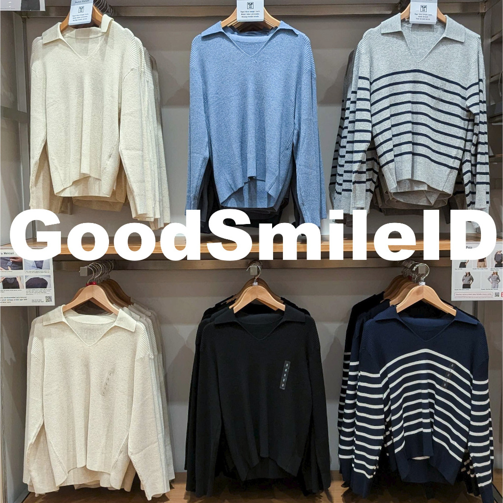 SALE Women Sweater Polo Rib Rajut Washable (Set-Koordinasi) Knit Ribbed (Coordination-Set) Rib Kardi