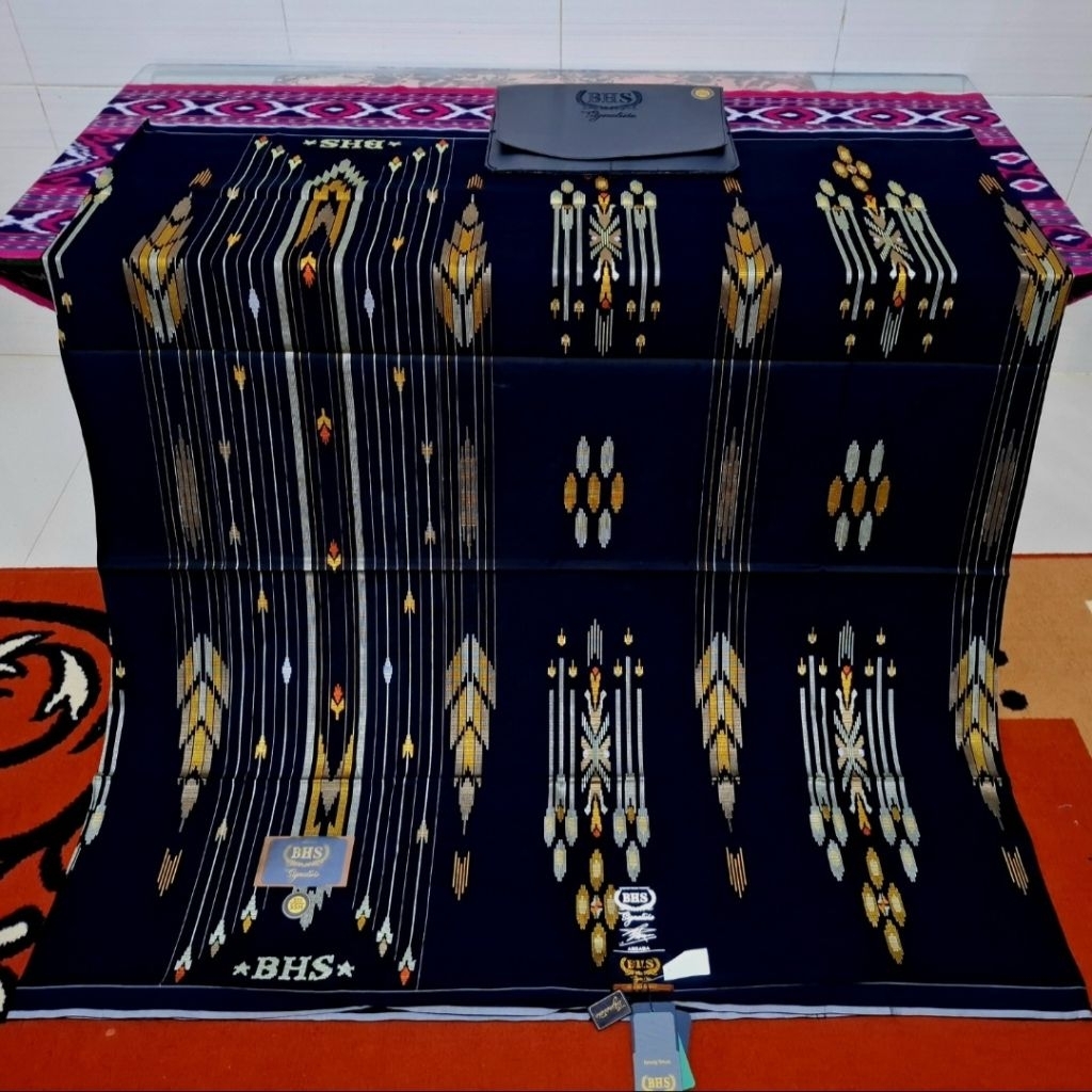 Sarung BHS Signature SSH Gold Kombinasi Hitam Emas Premium Mercerized ATBM Limited (Bisa COD)
