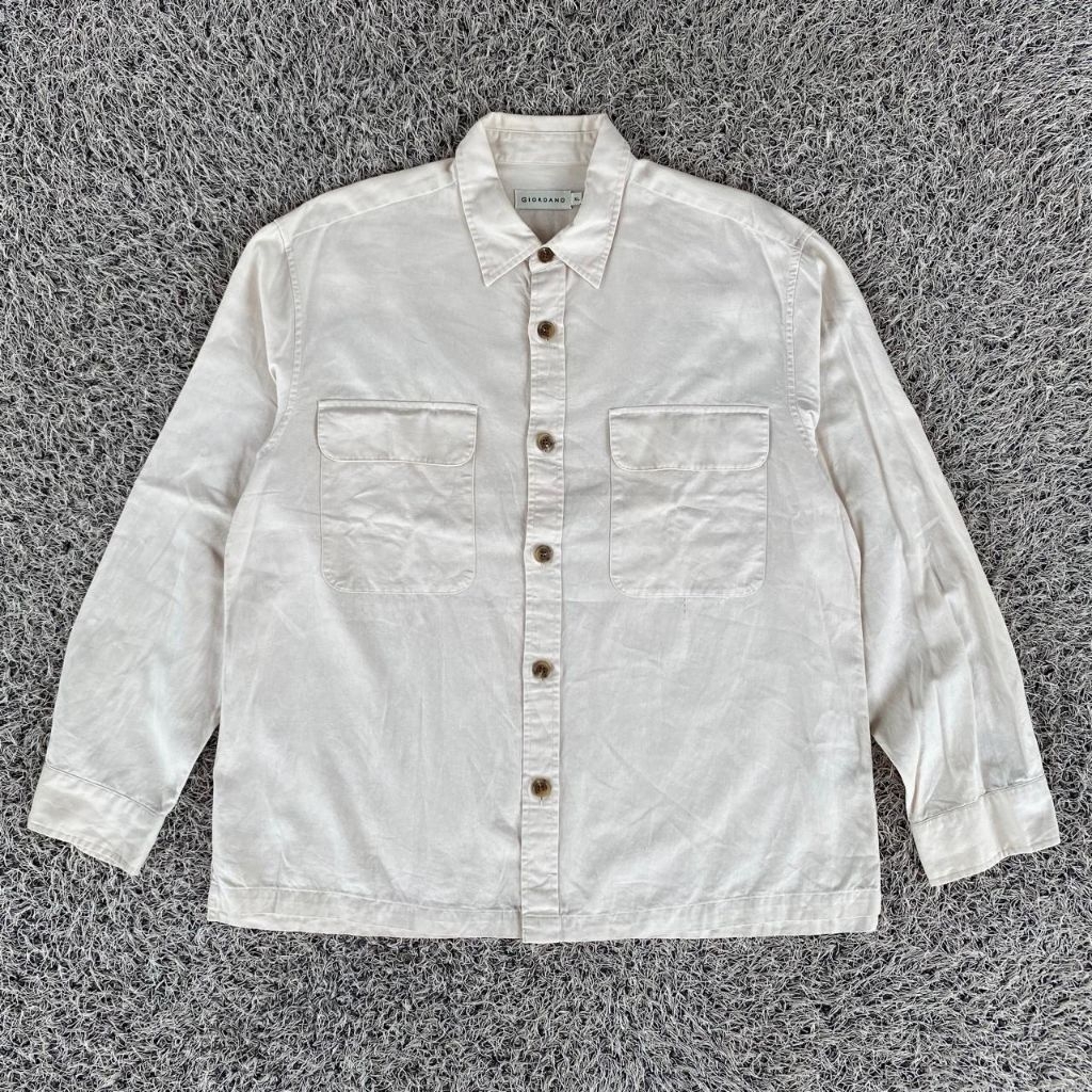 kemeja outer giordano kemeja casual giordano original
