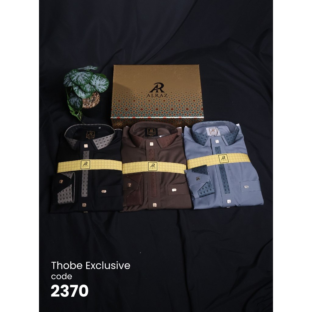 ALRAZ Jubah Eksklusif Model 2370 3 Varian Warna