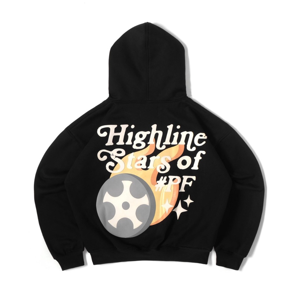 Preface Speed Hunter Big Logo Jaket Sweater Hoodie Boxy Zipper Hitam Pria dan Wanita Premium Quality
