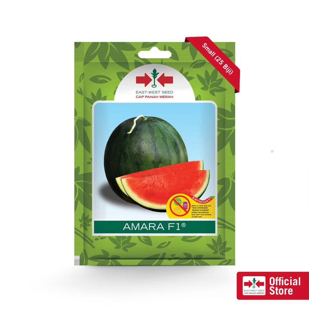 Benih Semangka Non Biji AMARA F1 Kemasan 25 Biji