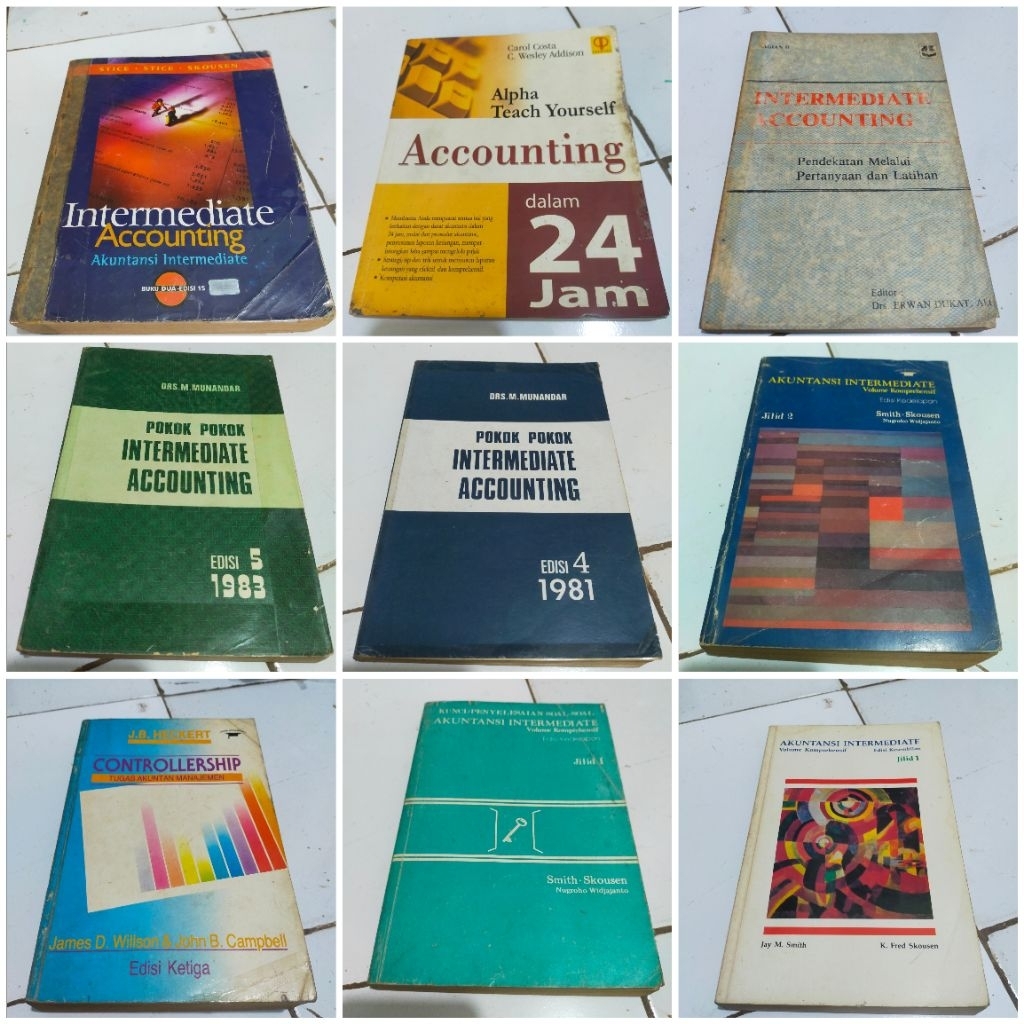 Akuntansi intermediate edisi kedelapan.kesembilan jilid 1 & 2 / Kunci penyelesaian soal jilid 1 / Co
