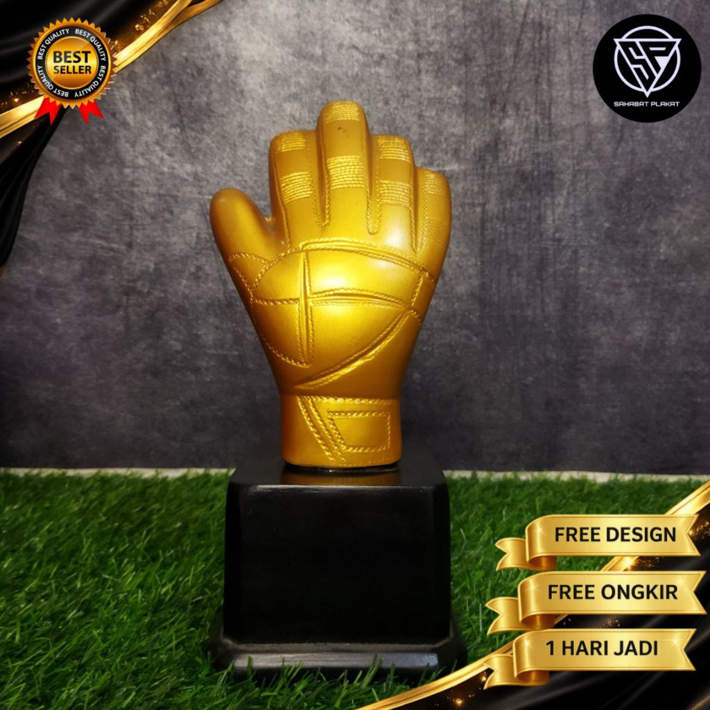 Trophy, Piala Sarung Tangan, Trophy Sepatu Sepak Bola dan Futsal.