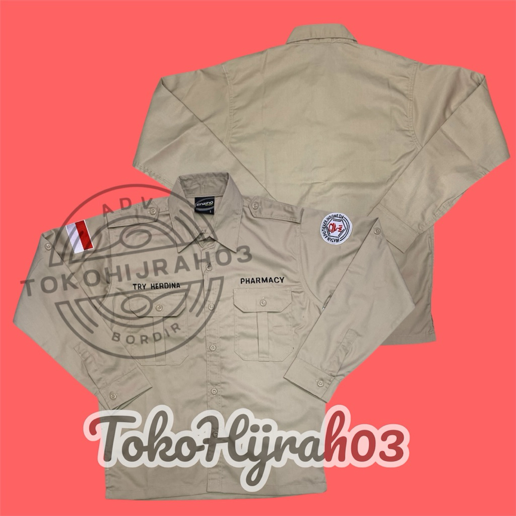 UKURAN BIG SIZE - KEMEJA APOTEKER BIG SIZE KEMEJA KERJA APOTEKER IAI IKATAN APOTEKER INDONESIA SERAG