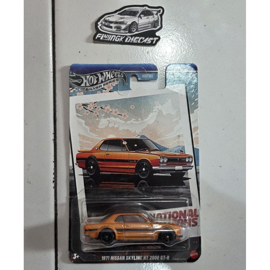 Hot Wheels Silver series National icon 1971 Nissan Skyline HT 2000 GT-R