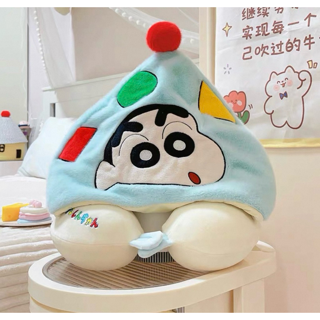 Bantal Leher Shinchan Kupluk Topi Biru Piyama Sinchan Kostum Piyama