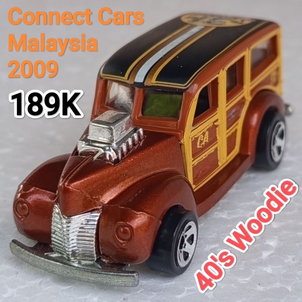Hot Wheels Connect Cars 40s Woodie Loose