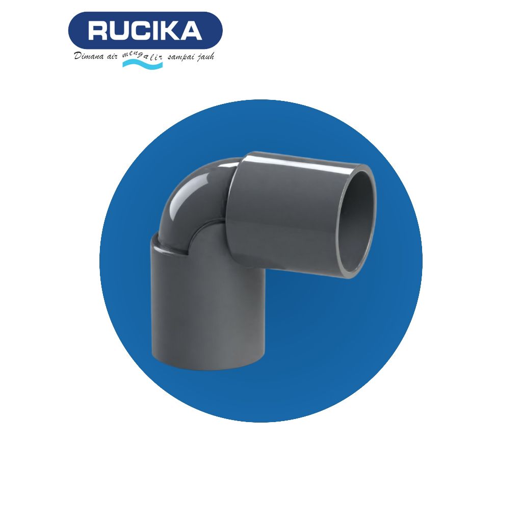 Elbow Keni Knee 3/4 Inch AW PVC Sambungan Pipa 3/4 Inch AW Rucika