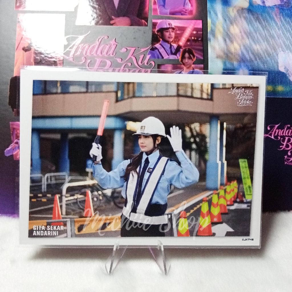 Postcard Gita JKT48 Andai Ku Bukan Idola Official | Postcard JKT48 Gita Andai Ku Bukan Idola
