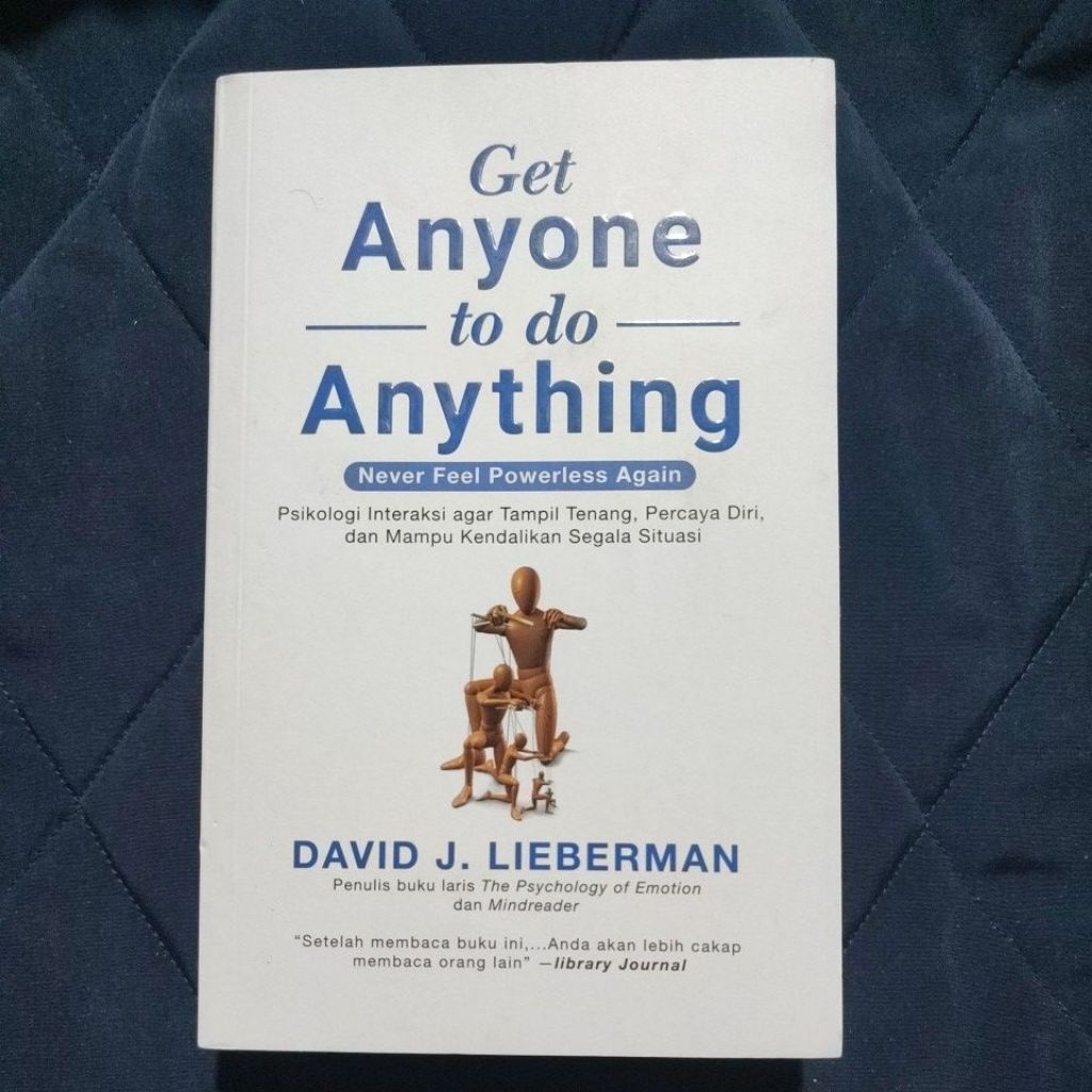 buku original get anyone to do anything bybfavid j lieberman