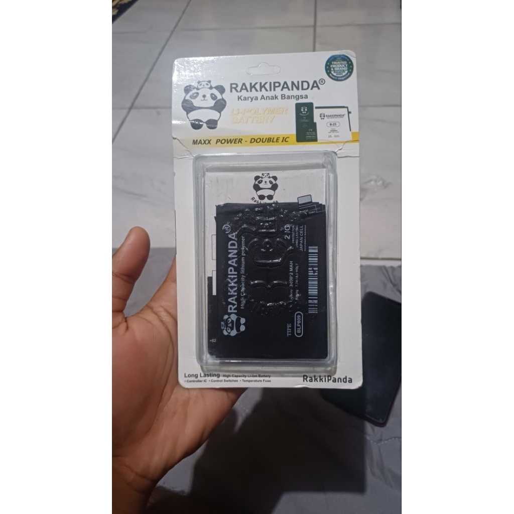 Baterai realme gt master edition merek rakkipanda