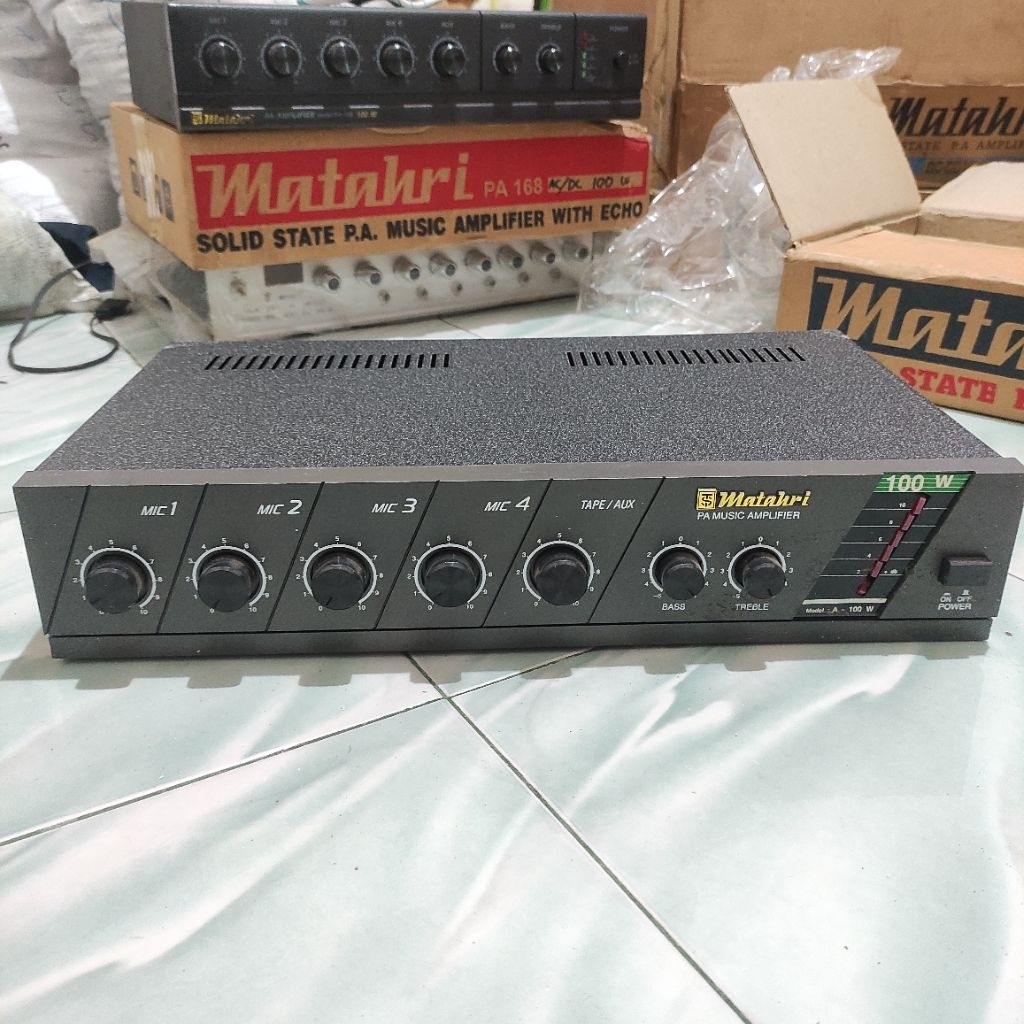 MATAHARI TOA MASJID TYPE LAWAS TOA PA MUSIC AMPLIFIER AC/DC 60W 150W 100W 200W MODEL PA-1388