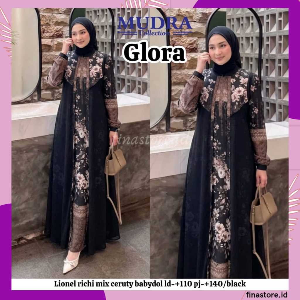 Gamis Mudra Collection / Gamis Terbaru / Gamis Wanita / Gamis Premium / Gamis Pesta / One Set / Sete