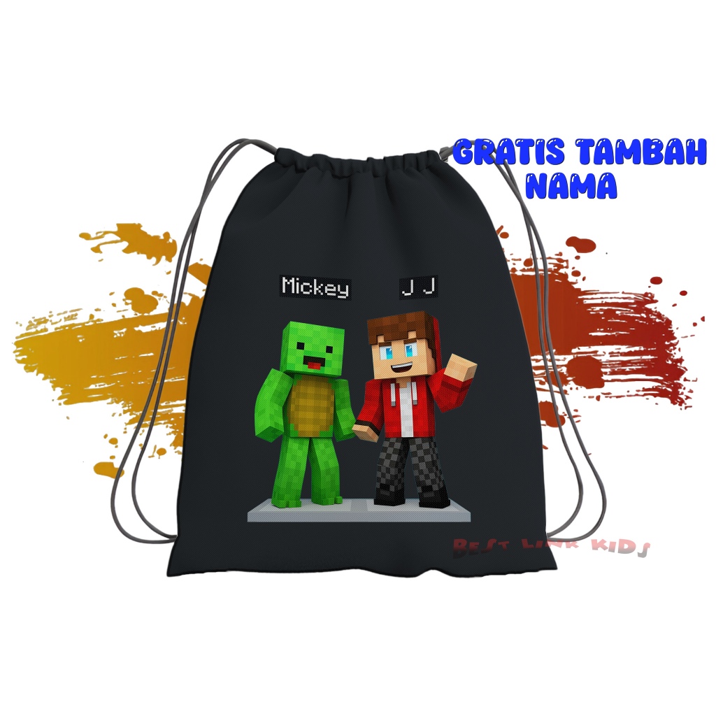 Tas Serut Anak Unisex Jj Mikey Maizen / Tas Serut JJ Mikey