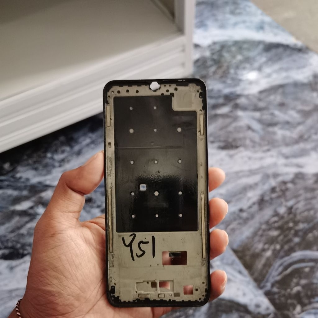 FRAME TATAKAN LCD VIVO Y51 ORI COPOTAN