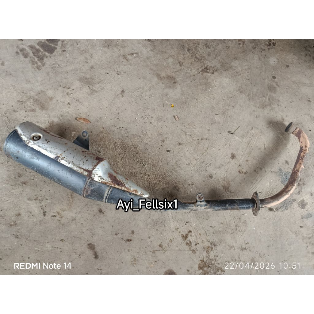 knalpot standar honda cb150r old original