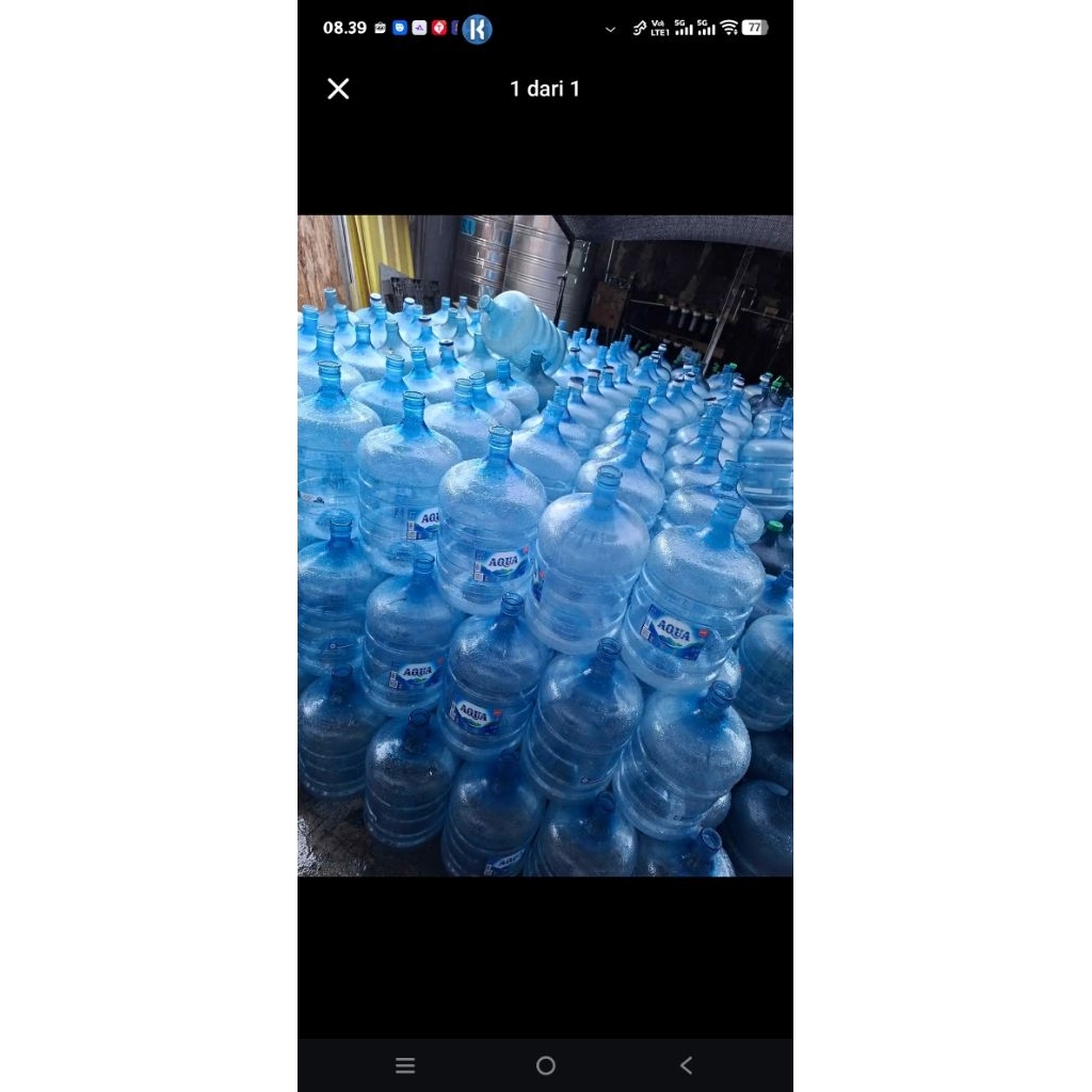 Galon Aqua Kosong - Tanpa Air
