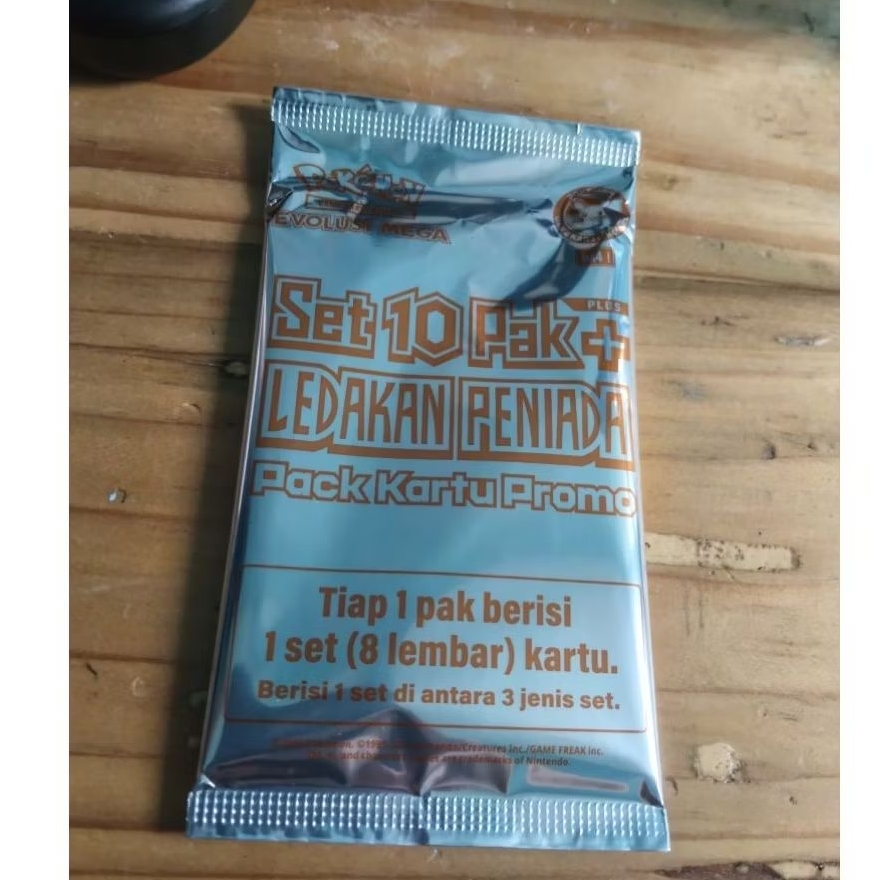 kartu promo pokemon ledakan peniada set 10