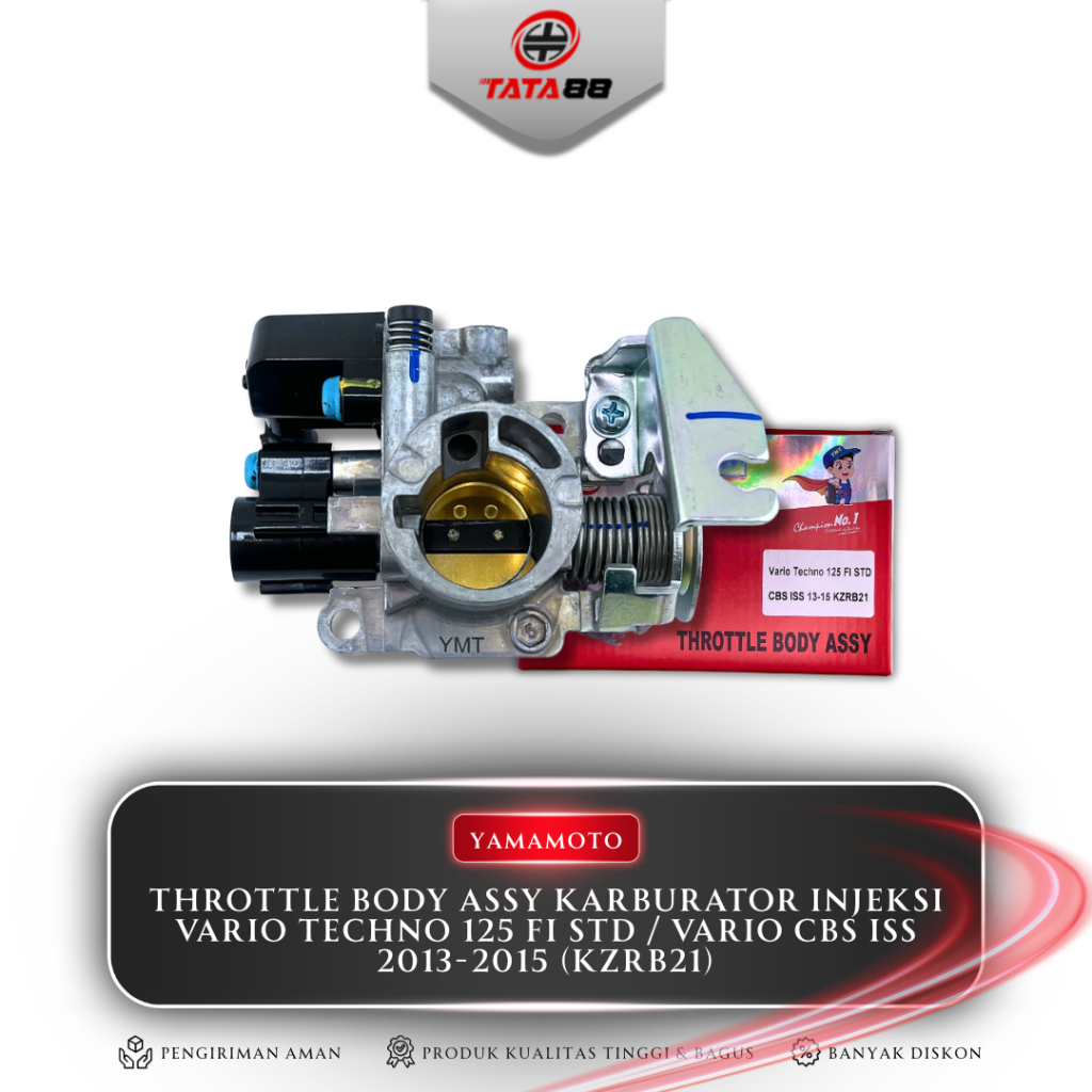 THROTTLE BODY ASSY KARBURATOR INJEKSI VARIO TECHNO 125 FI STD / VARIO CBS ISS 2013-2015 KZRB21 YAMAM