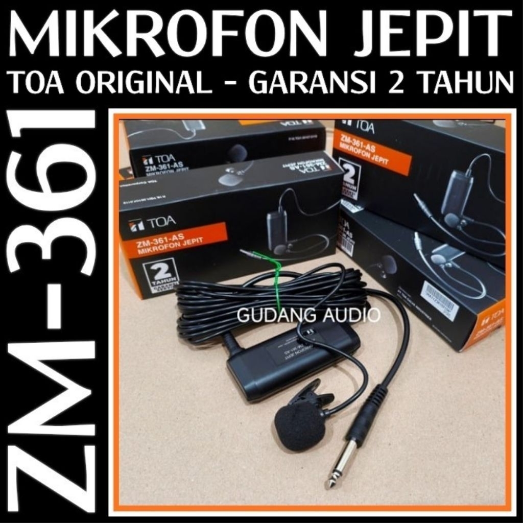 ZM-361 MICROPHONE JEPIT ZM-361 MIC KANCING MIKROFON KABEL IMAM ZM 361 ORIGINAL