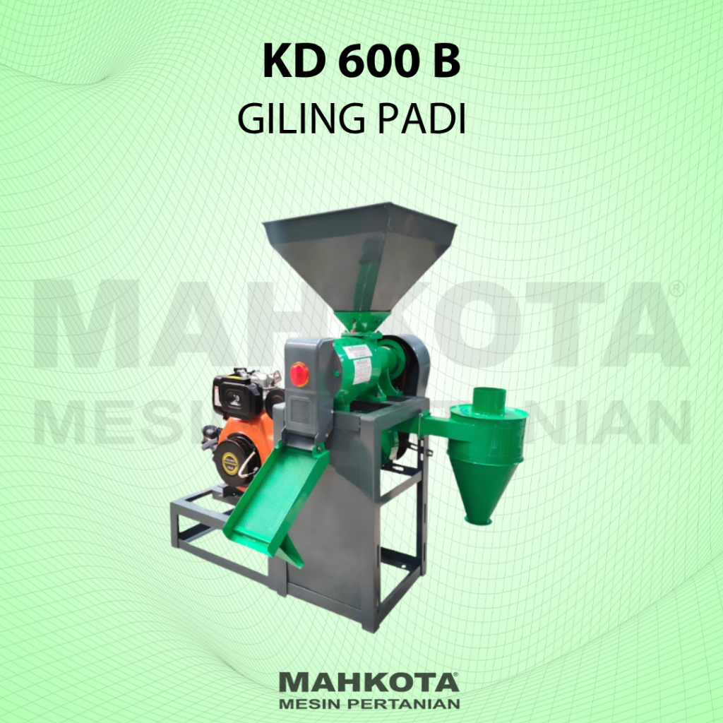 MAHKOTA MESIN GILING PADI / RICE MILL KD-600 B KAPASITAS BESAR (GARANSI RESMI)