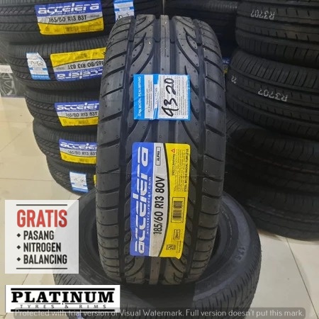 JUAL BAN ACCELERA ALPHA 185 60 R13 II READY BAN 185/60 R13