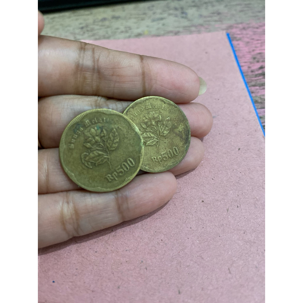 Uang koleksi | Uang koin 500 melati