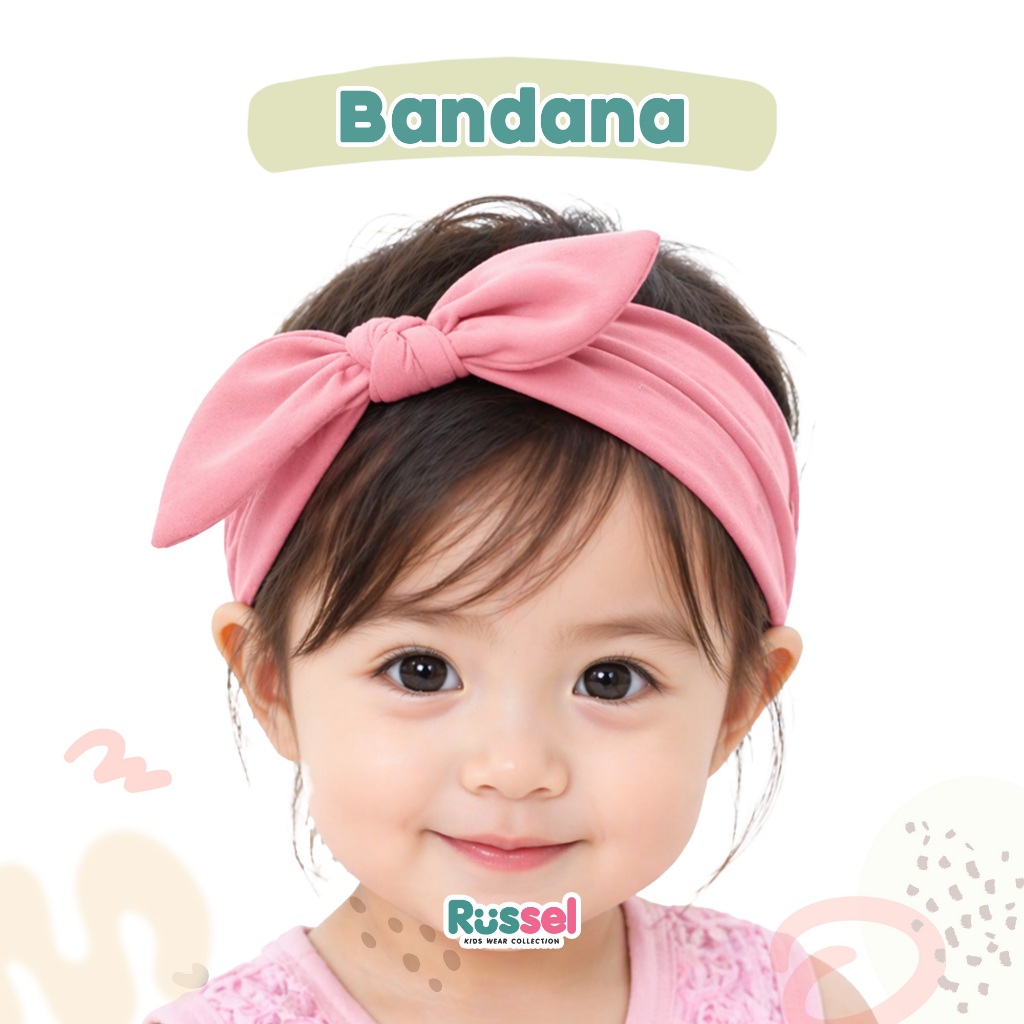 Bandana Bayi Pita Kelinci Bando Balita Perempuan