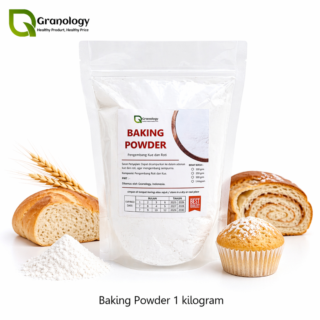 Pengembang Roti dan Kue / Baking Powder (1 kilogram)