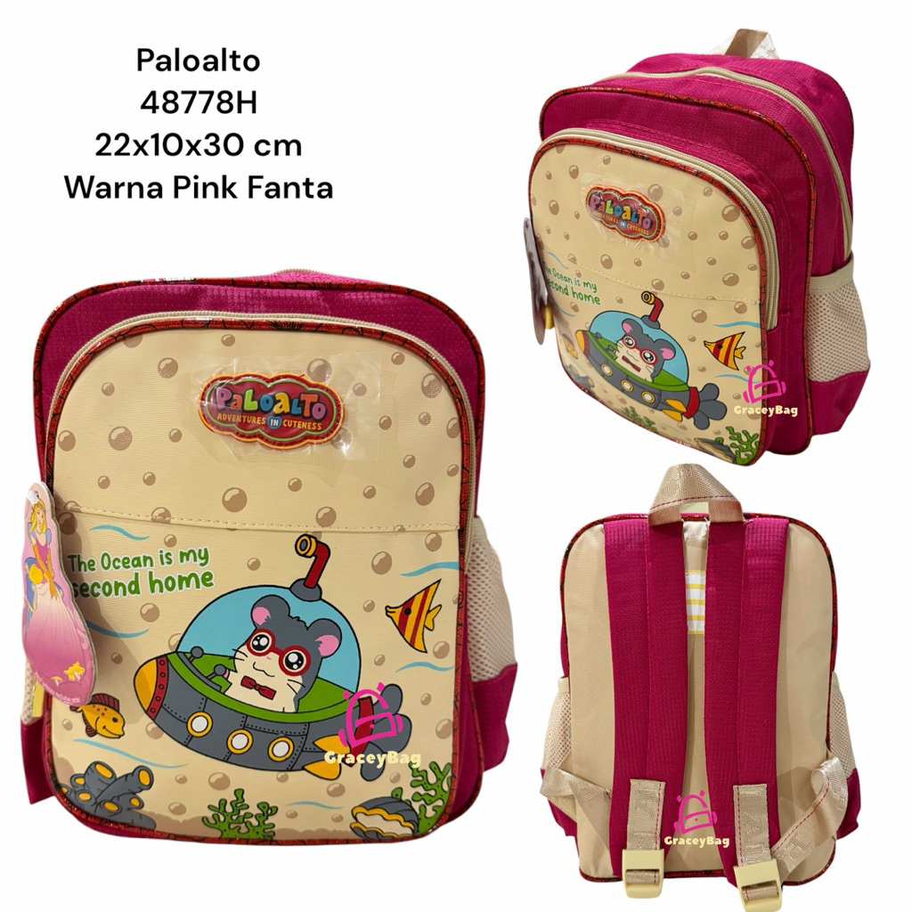 Gracey Bag Tas Ransel Anak Perempuan TK/PAUD Mix (Kecil) Alto